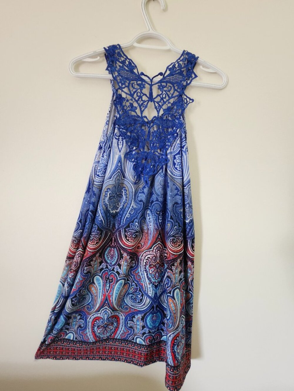 Blue summer dress
